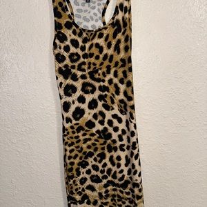 Tiger print dress